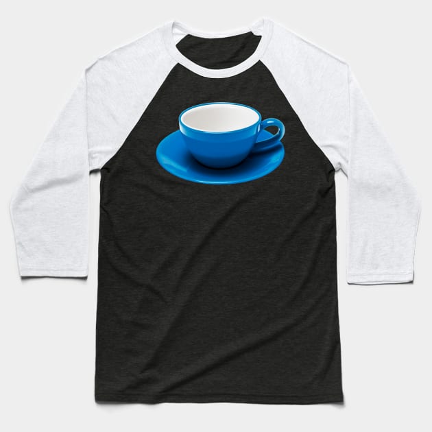 Merry Christmas Tea Cup Baseball T-Shirt by holidaystore